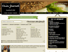 Tablet Screenshot of faim-gourmet.com
